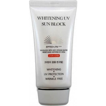 Jigott Whitening UV Sun Block Cream - Крем солнцезащитный SPF50+